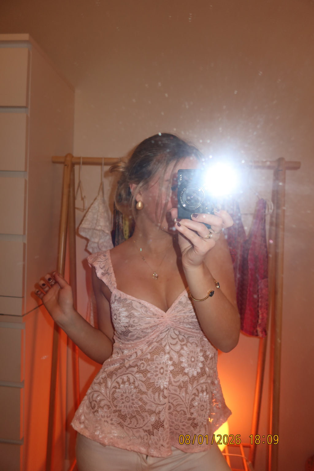 Ada top light pink - preorder