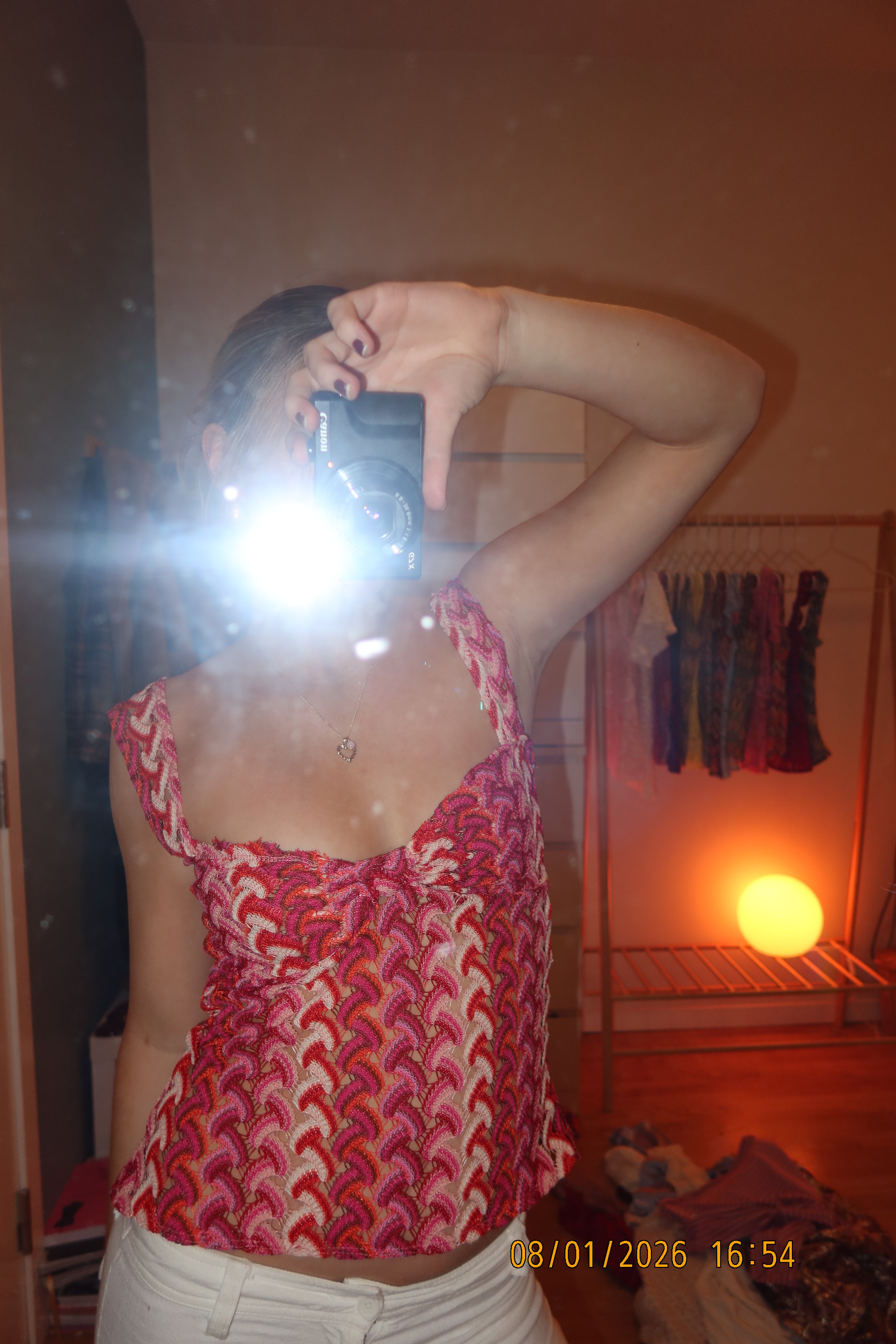 Hedda top red